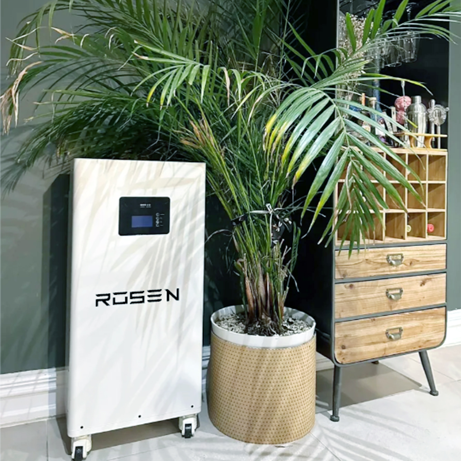 Complete 15KW Hybrid Solar Energy System 16kWh 314Ah Lithium Battery Smart Monitoring Rooftop Mount