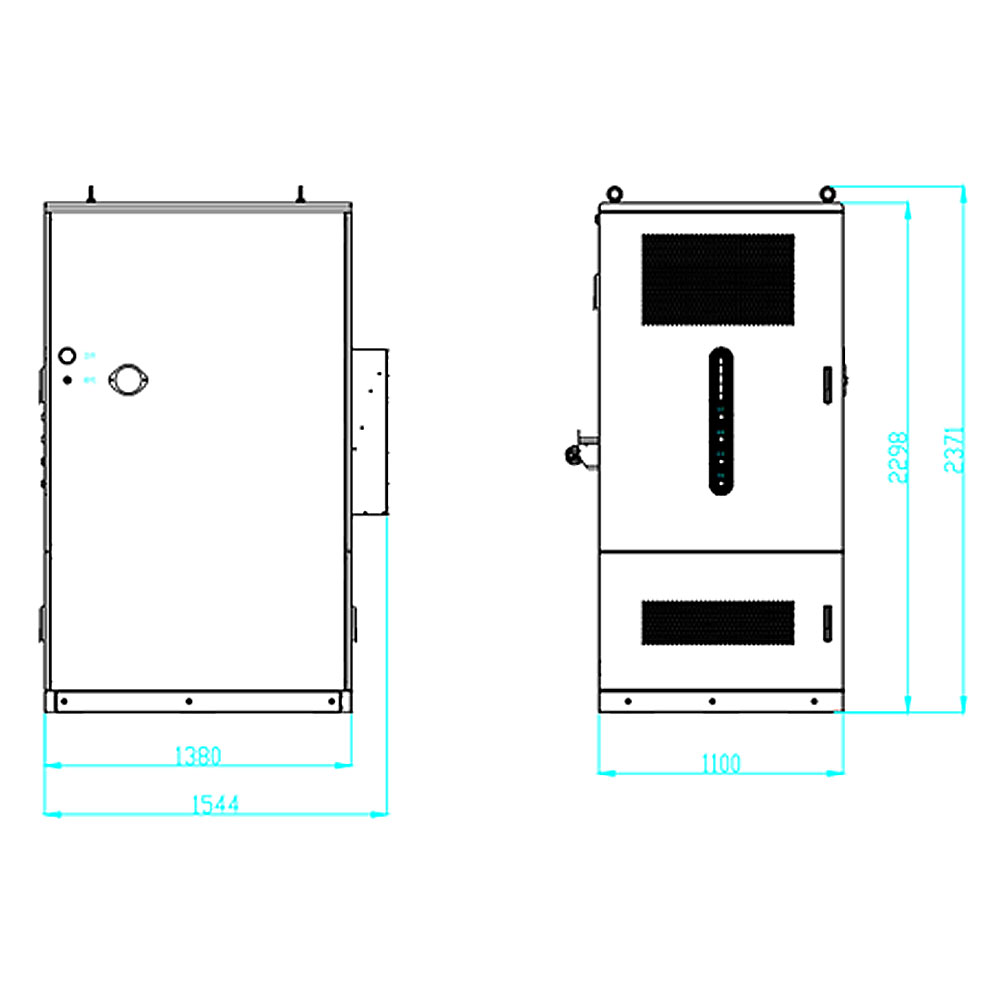 50kW/110kWh LiFePO4 Solar Diesel Hybrid Energy Storage System Grid Microgrid Solution CN