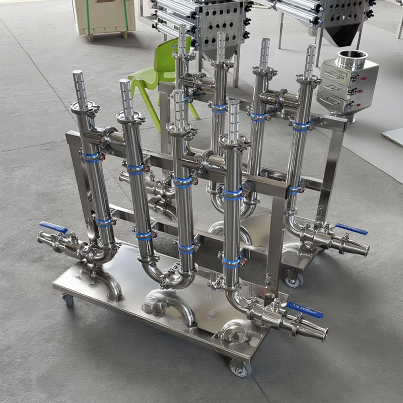 304 Stainless Rolling Magnetic Fluid Cleaner Unit Ferrous Debris Extractor for Machine Oil Processing Systems