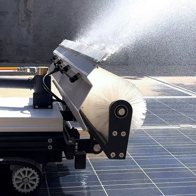 Renewable Energy Fittings Large-Capacity Photovoltaic Cleaning Robot Power Station 1.7m Cleaning Width Lithium Battery (26AH)