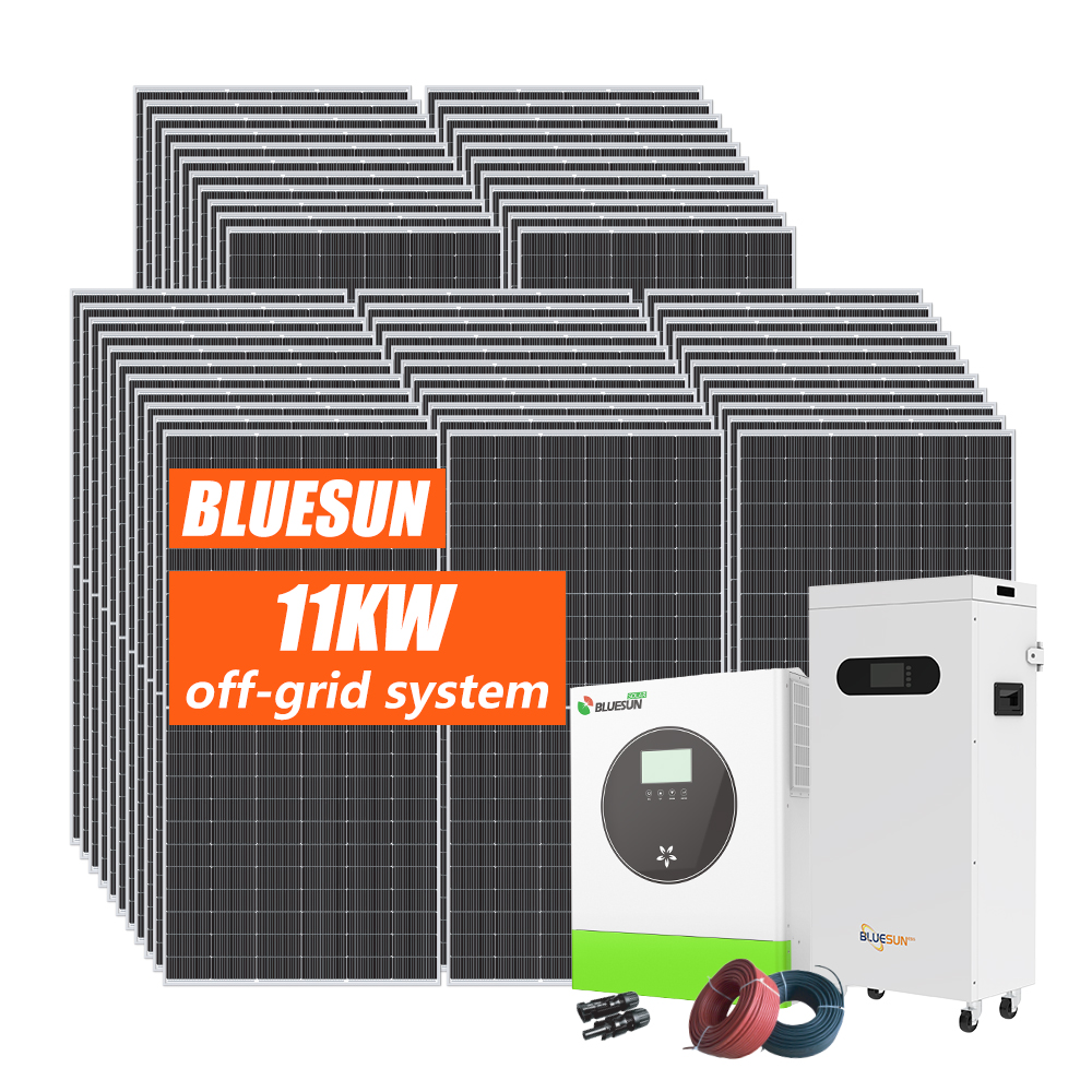 Bluesun 10kw Hybrid Inverter Low Voltage Single Phase 220v 48v 5kw 11kw Mppt Hybrid 50hz With Lithium Battery