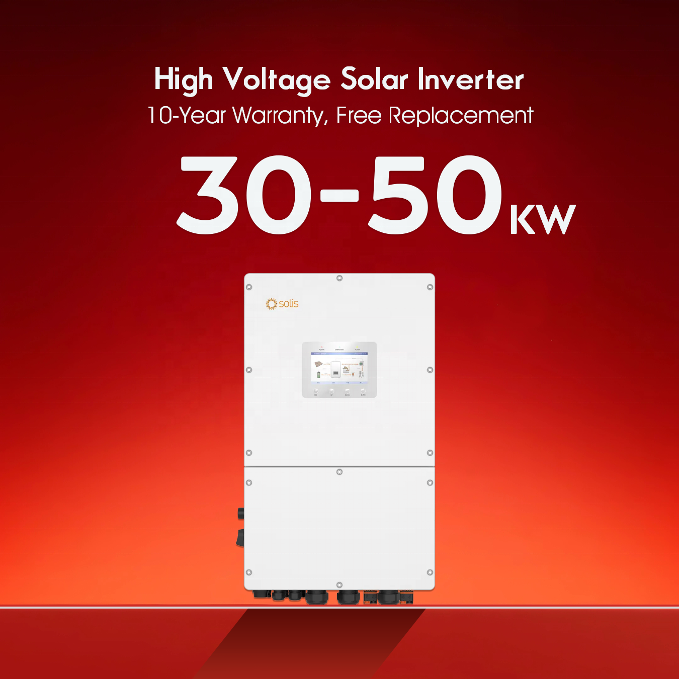 Off Grid Hybrid Solar Panels System With High Voltage Battery and Inverter 30kW 40kW 50kW Solar Energy System