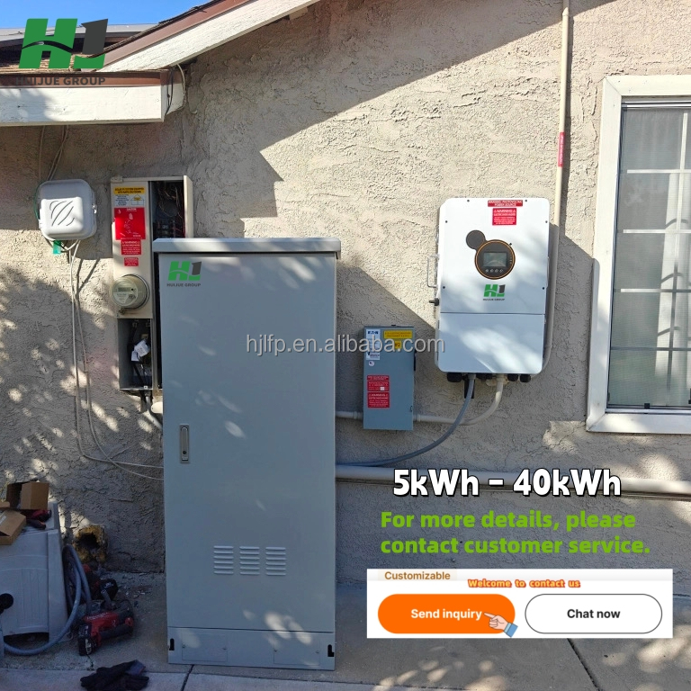 HJ 10kWh Solar Plus Storage Cabinet All in One Outdoor Residential Power System IP65