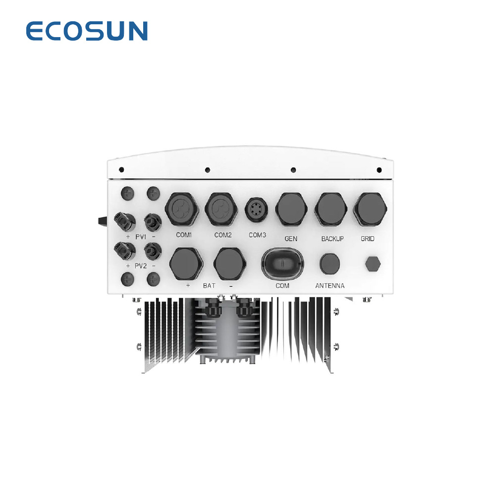 Ecosun High Efficiency 10K-20K Grid Solar Energy System for 550W N Type Polycrystalline Silicon MPPT Controller for Home Use