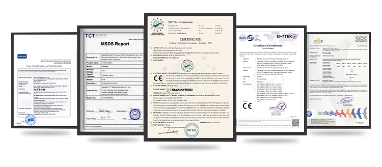 Certifications