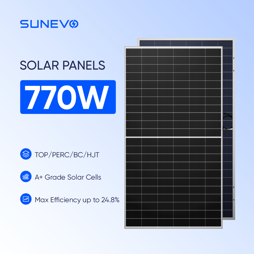 Sunevo Wholesale OEM 30kW 50kW 100kW 500kW Hybrid Complete Solar Energy Storage System With CE Certification for Commercial Use