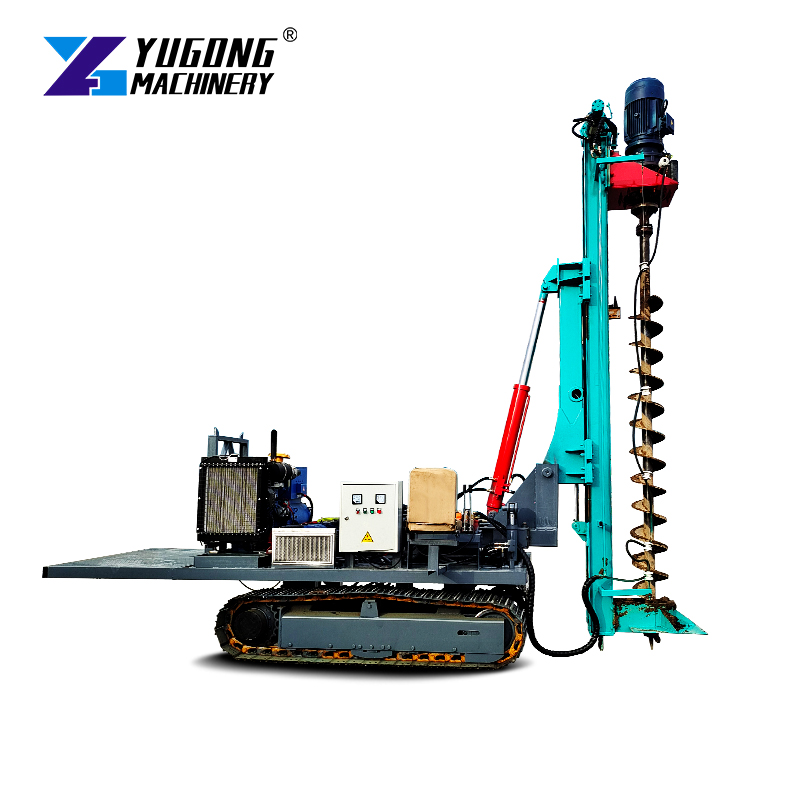 Photovoltaic Piling Machine Solar Pile Driver Utility Scale Solar Park Installation Hydraulic Powered Crawler