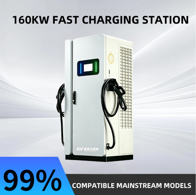 Brand New 240kW CCS2 DC EV Rapid Charger Solar Integration Green Design Ground Mounted Charging Station
