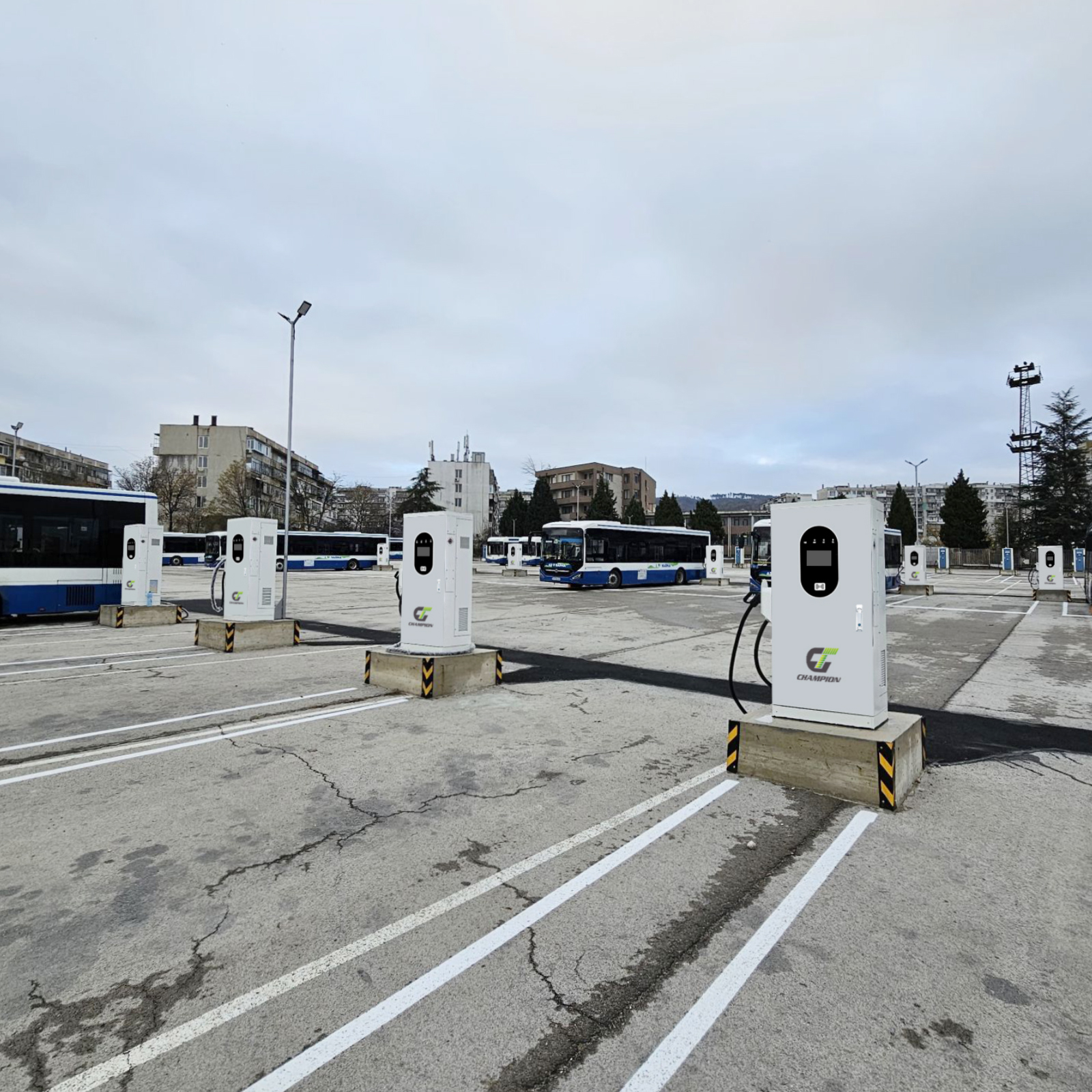 Bus Parking Lot