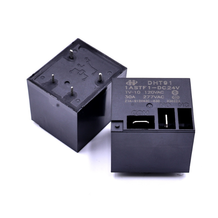 DHT91-1ASTF1-DC24V T91 CQC TUV RoHS TV-10 30A 2HP Quick Connect Power Relay Smart Home Appliances Photovoltaic Power System