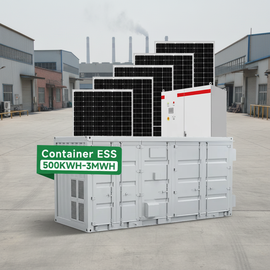 5MW Hybrid Solar Power System With Container BESS Utility Solar Plant