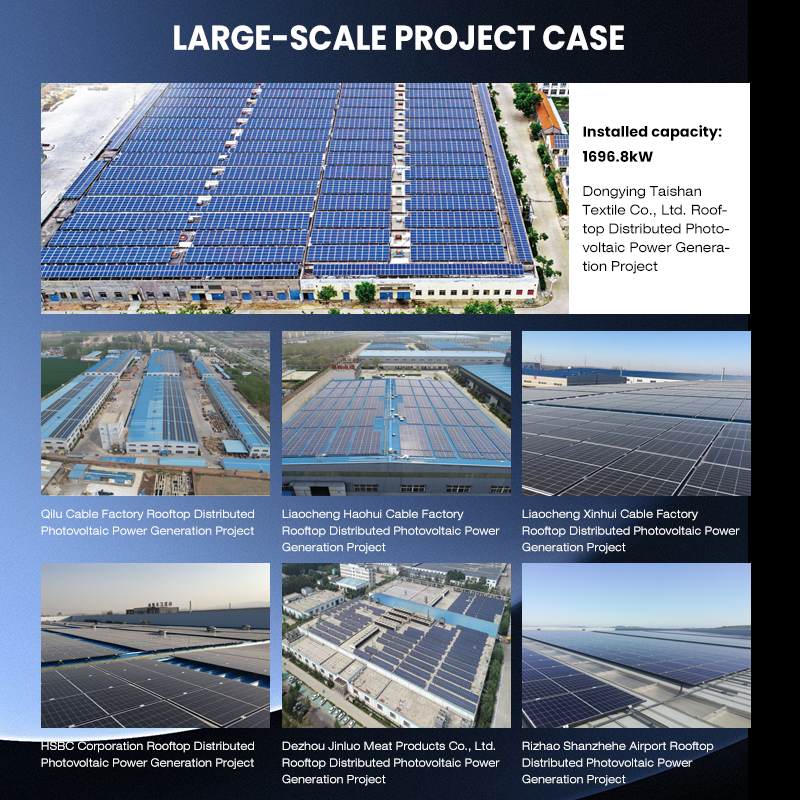 Industrial Park Utility Scale Electricity Station Stable Sustainable Energy Supply 1000kw Solar Pv Power System