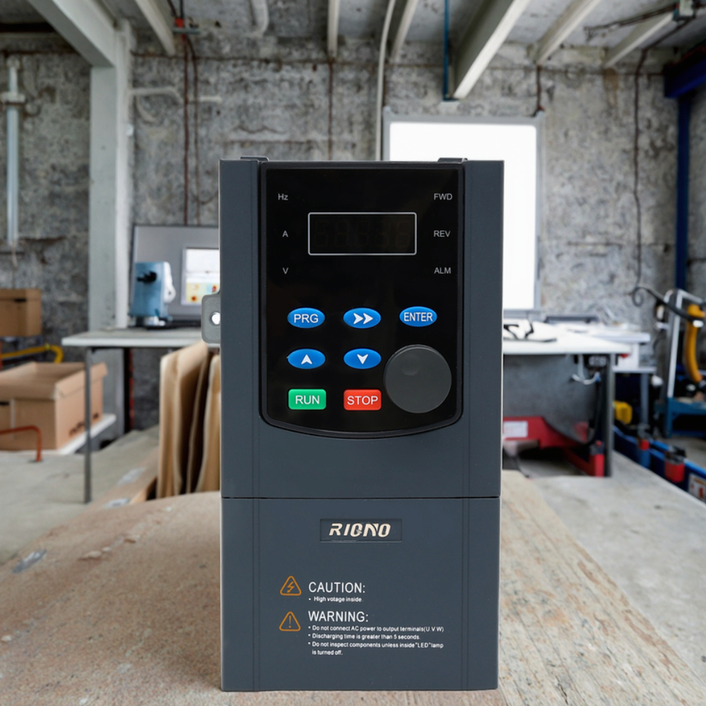 RIQNO A800 220V 5.5-15KW Single/3-Phase To 3-Phase MPPT Photovoltaic VFD For Industrial Solar Pump &amp; Fan Systems