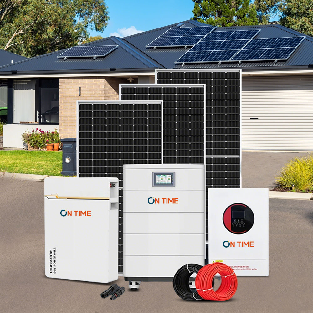 Residential All-In-One Hybrid Solar Power System 3KW to 10KW Photovoltaic Solar Energy System with Batteries Kits