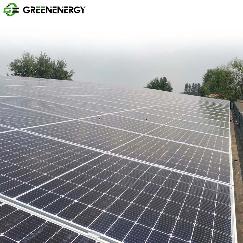 Green Energy Grid Tied Solar Power System 10kW 5kW Home Use Monocrystalline Silicon MPPT Controller on Grid