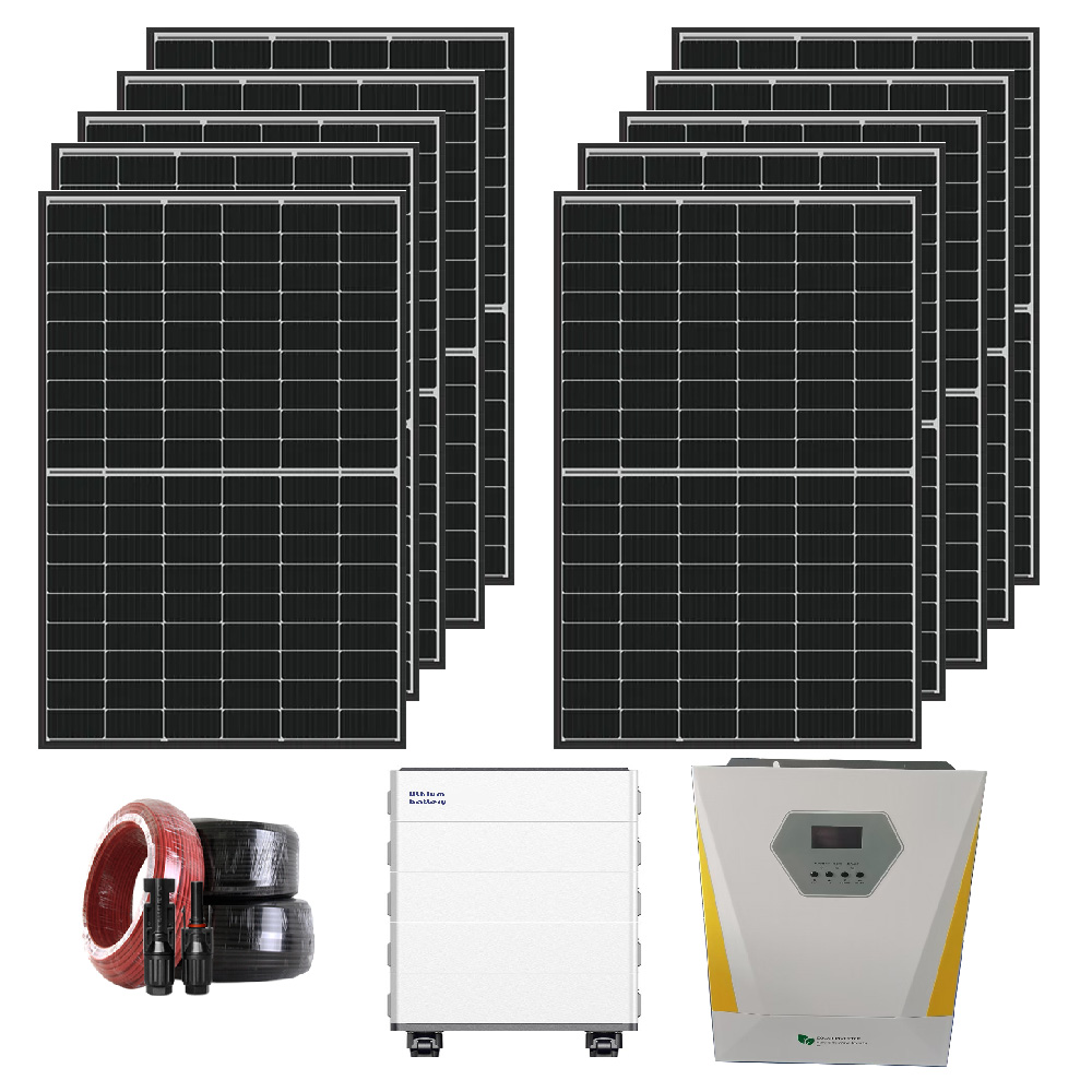 Hybrid Home Solar Energy System with 1KW 2KW 3KW 5KW 6KW 10KW Solar Battery &amp; Panel Grid Solar Power System