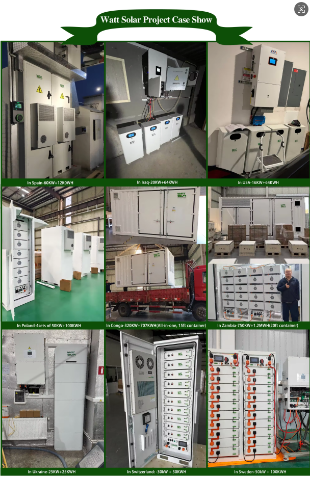 1MW Commercial Solar Energy Power Plant System for Industrial Business and Large Property Electricity Needs BESS Complete Kit