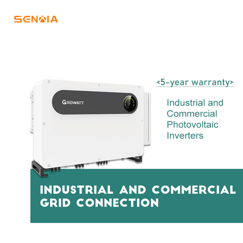 High-Efficiency Grid-Tied Monocrystalline Silicon Solar System with 50KW Capacity 220-380V Output for Industrial Commercial Use