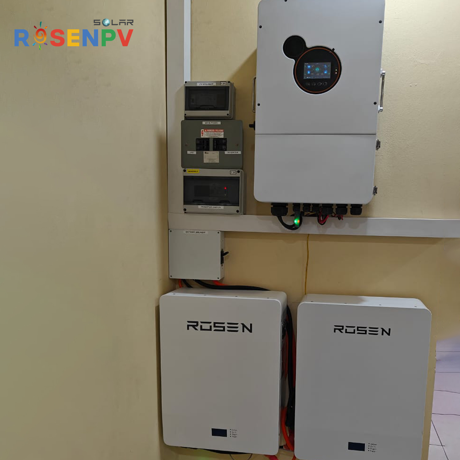 5kW 10kW 20kW Solar System 10000Watts 10kva Hybrid Home Power System Single Phase Solar Inverter with Wi-Fi Monitor