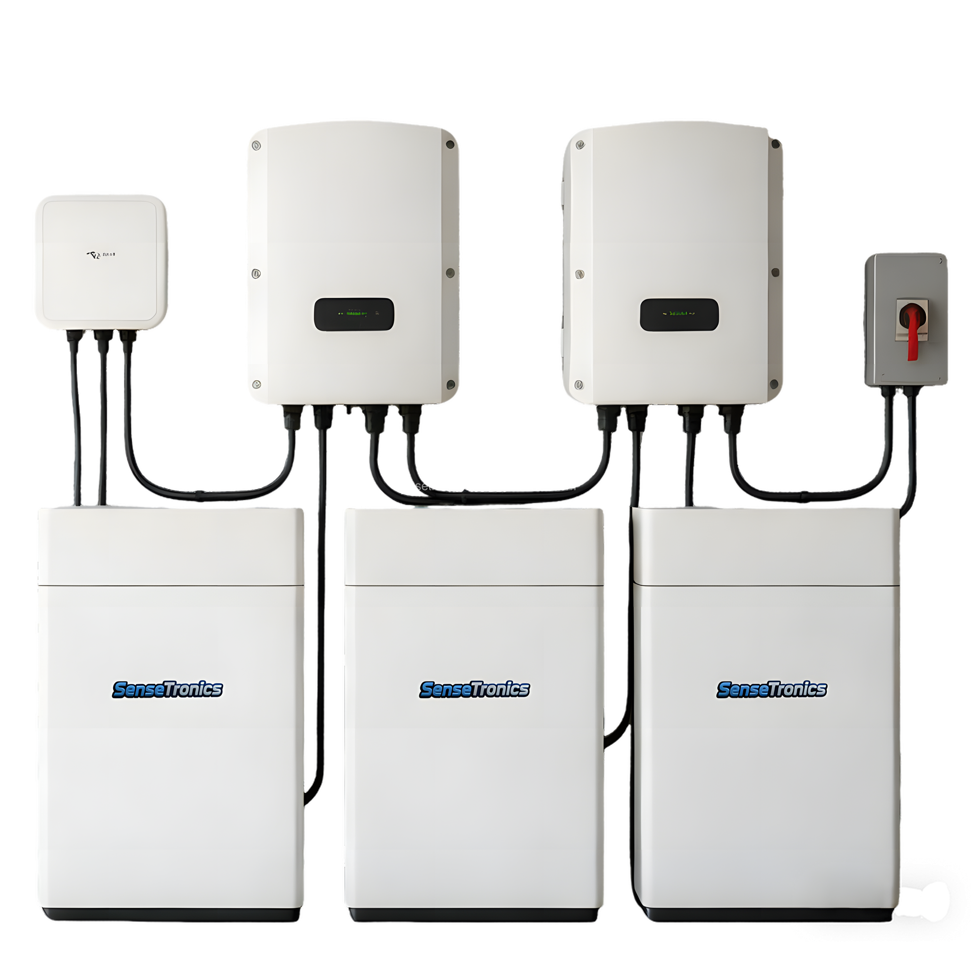 High-Efficiency 30KW Advanced Energy Management System Commercial Hybrid Solar System Integrated Lithium Battery Smart Inverter
