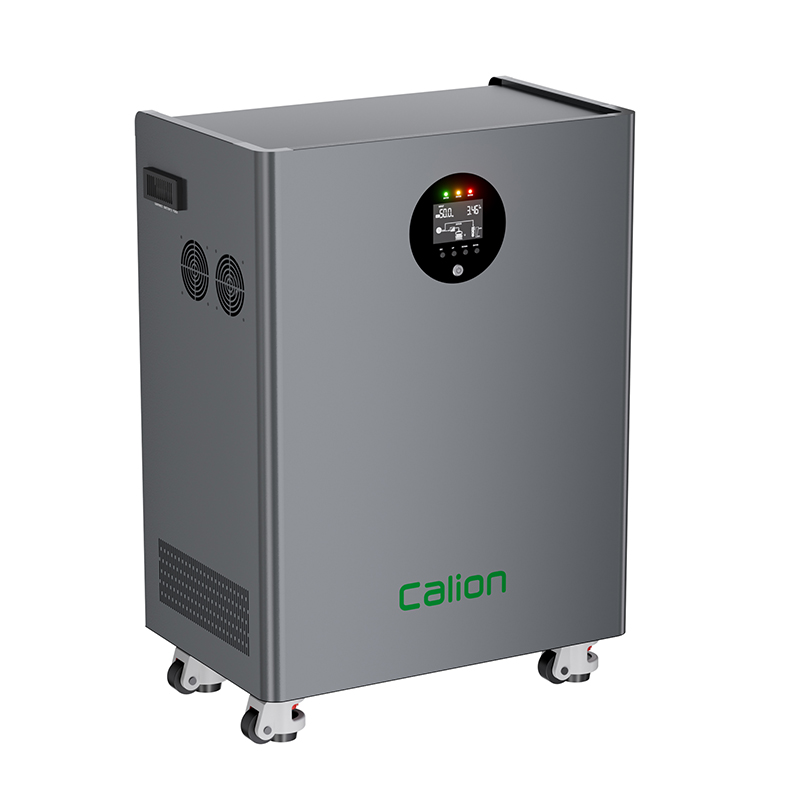 Solar Cell LiFePO4 Energy Storage System 32KWh Battery Built-in 12kW Hybrid Inverter CAN Stackable Integrated Pure Sine Wave