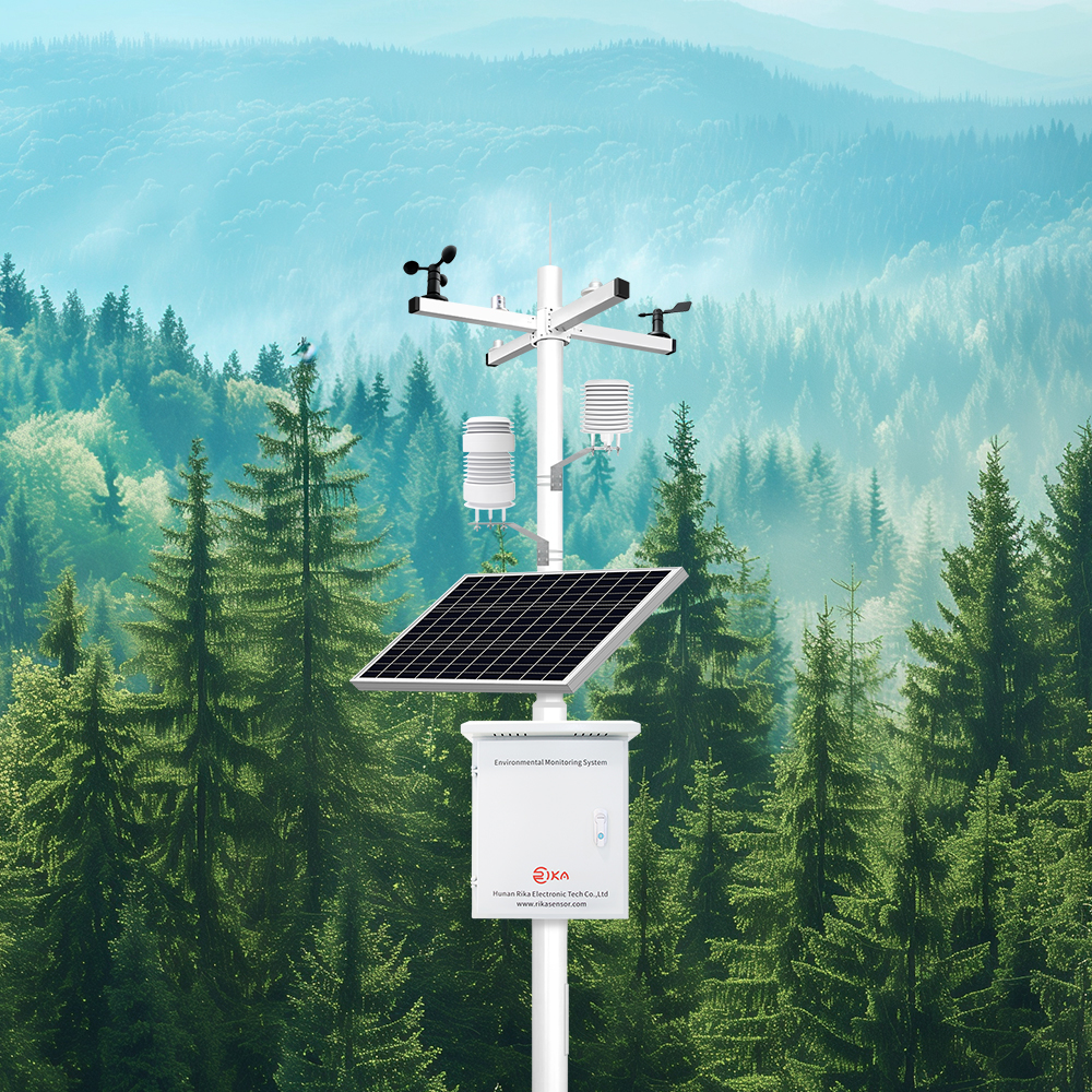 RK900-01 Meteorology Solar Panel Power Supply Remote Upgrade RS485 GSM 3G 4G WIFI Ethernet Weather Station With Outdoor Sensor