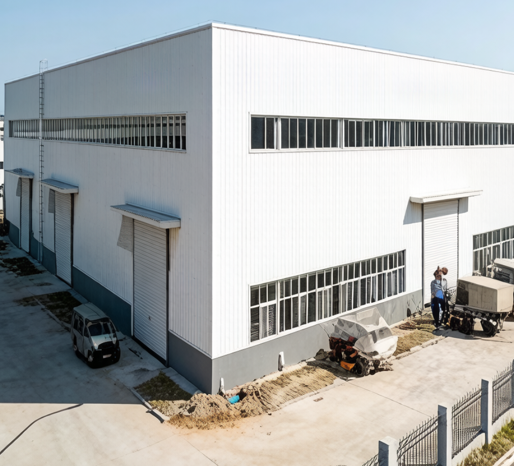 Eco-Friendly Light Steel Structure Factory Building with Solar Energy Integration for Commercial Industrial Use