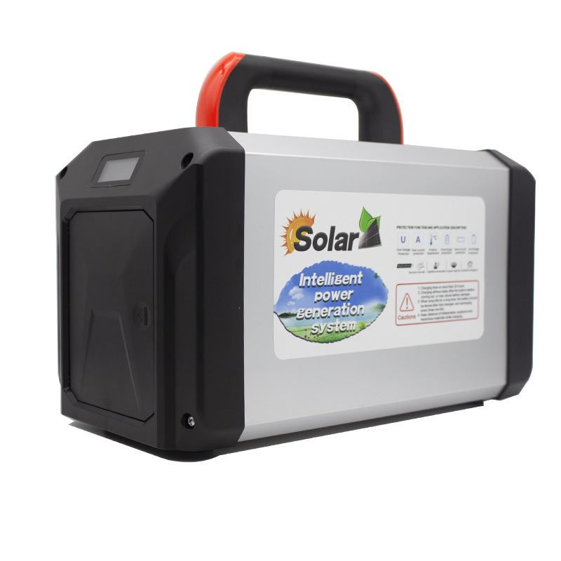 500W MPPT Solar Energy Storage Power Supply Camping Power Outage Backup Emergency Power Station 110V/220V Outdoor Mobile Pure