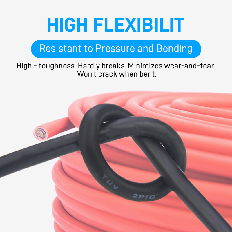 Wholesale for Super Solar DC Cable 6mm2 Tinned Copper Core XLPO Insulated 1000V-1500V PV Power Cable for Solar Panel