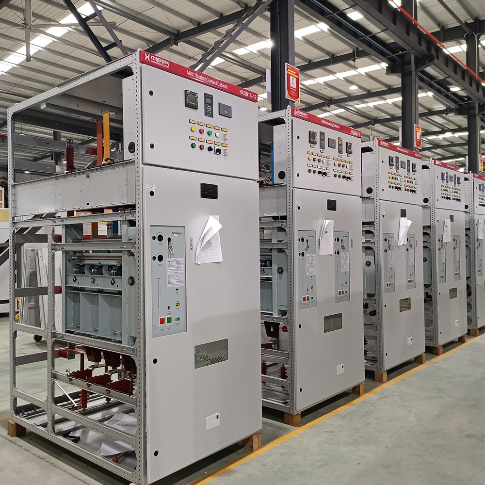 Solar Power Equipment 11kV High Voltage Power Distribution Cabinet Gas Insulated Switchgear Ring Main Unit RMU