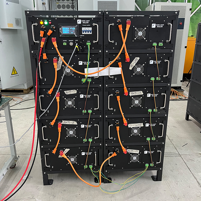 Solar Hybrid System used HPS 150kw inverter with 300kwh battery backup