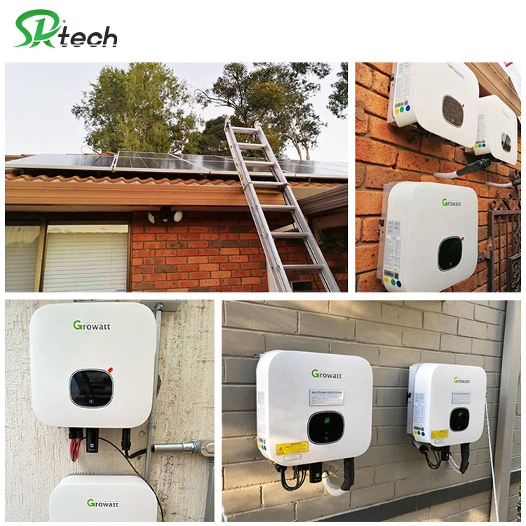 New Products Growatt on Grid Inverter 3kw 5kw 10kw 20kw Grid Tie Inverter Solar Power System