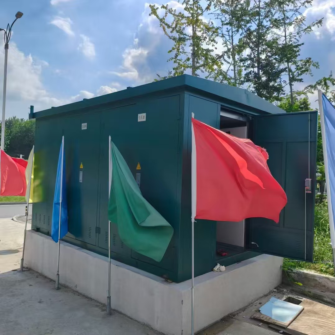 Outdoor Electrical Distribution Equipment High/Low Voltage Complete Set Transformers Solar Power Station 6KV Input Three Phase