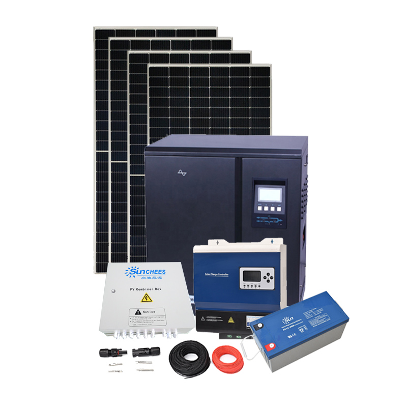 Complete 50Kva Solar Kit Industrial Solar Power Generator Off-Grid Solar Panel System 20Kw 30kw Complete Kit