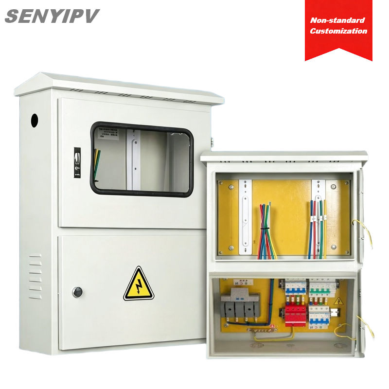 Integrated Solar PV Grid-Tied Distribution Cabinet Customized Circuit Breaker SPD Meter Outdoor Power Distribution Box 35kw