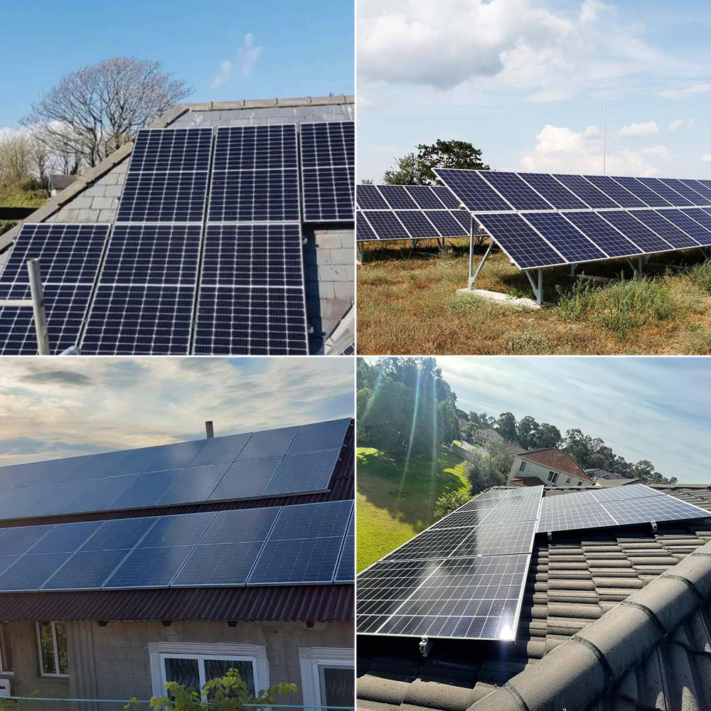 Photovoltaic Solar Energy System 5kW 8kW 10kW 30Kw Hybrid MPPT Lithium Battery Solar Power Kit Home Use EU/US with Solar Panel