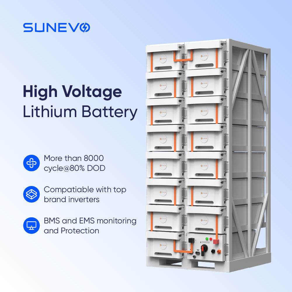 Sunevo Wholesale OEM 30kW 50kW 100kW 500kW Hybrid Complete Solar Energy Storage System With CE Certification for Commercial Use