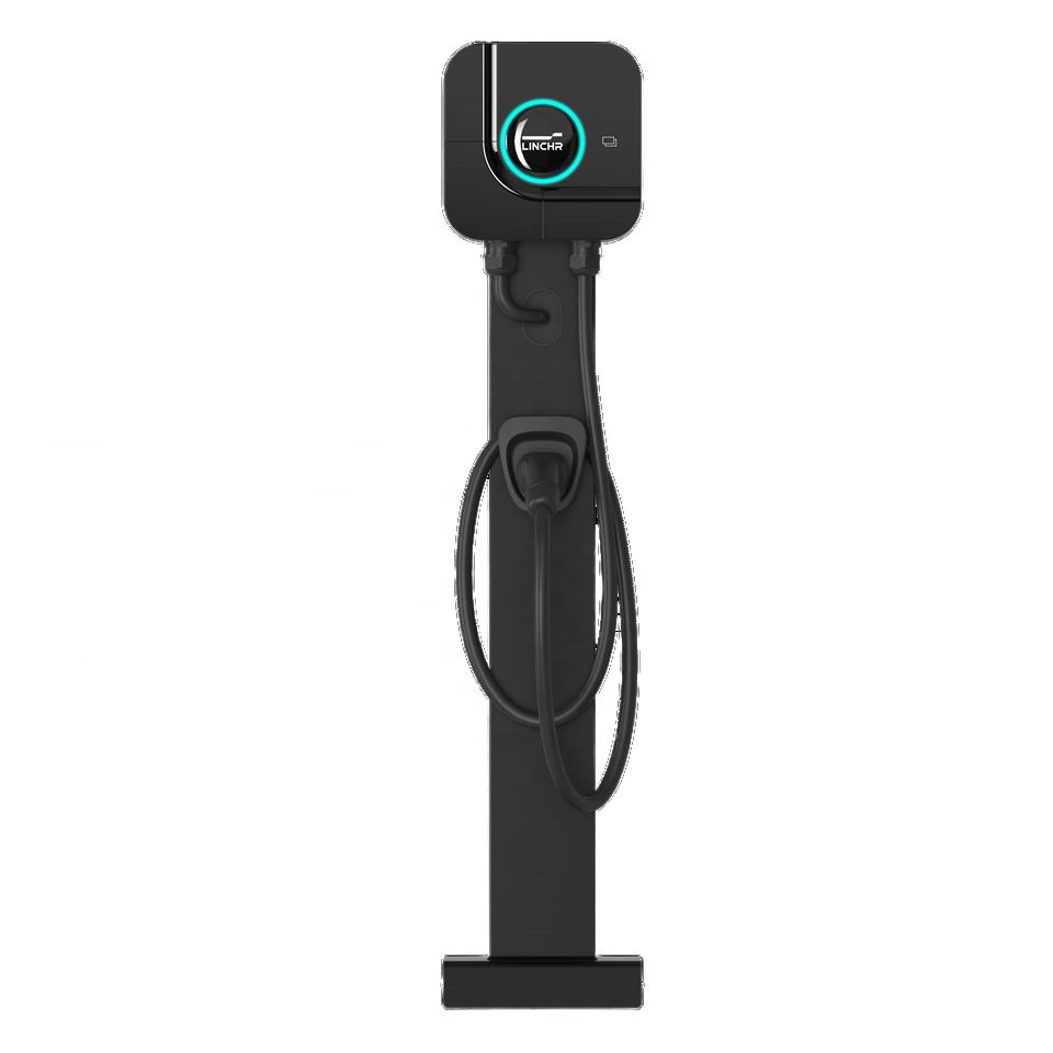 202605 New 11KW Type2 DLB AC EV Charging Station CE IP55 Floor-standing PV Compatibility Solar