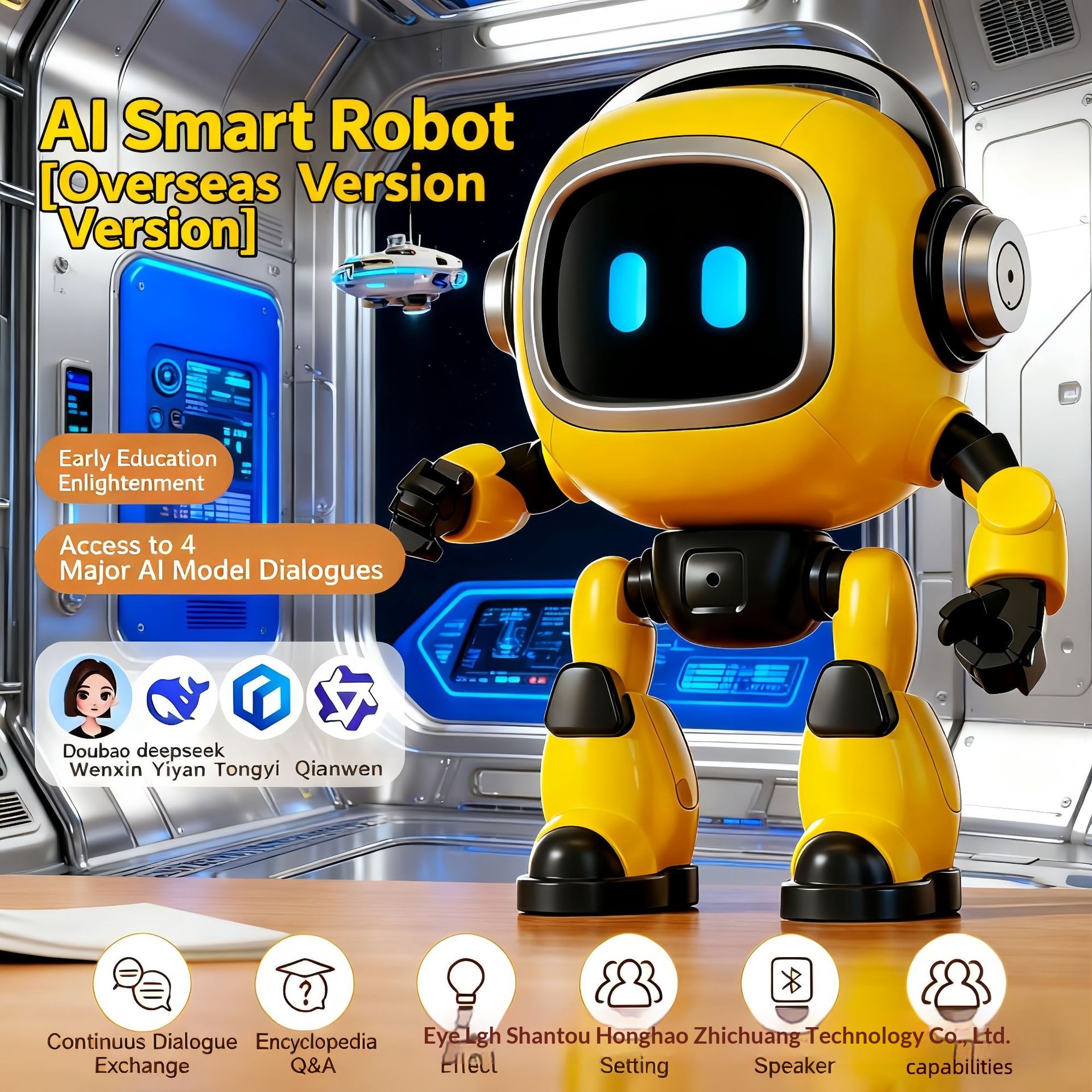 AI Robot Intelligent Conversation Children's Voice Educational Desktop Toy