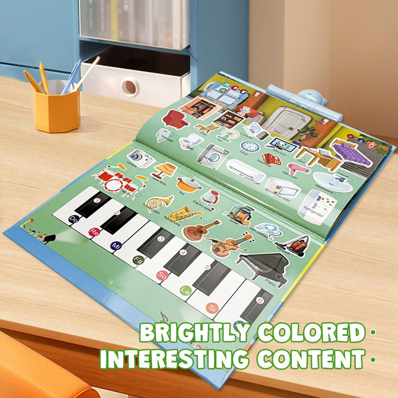 Children English Sound Books Kids Learn To Learn 300+ Words Book With 13 Learning Themes Activity Sound Book
