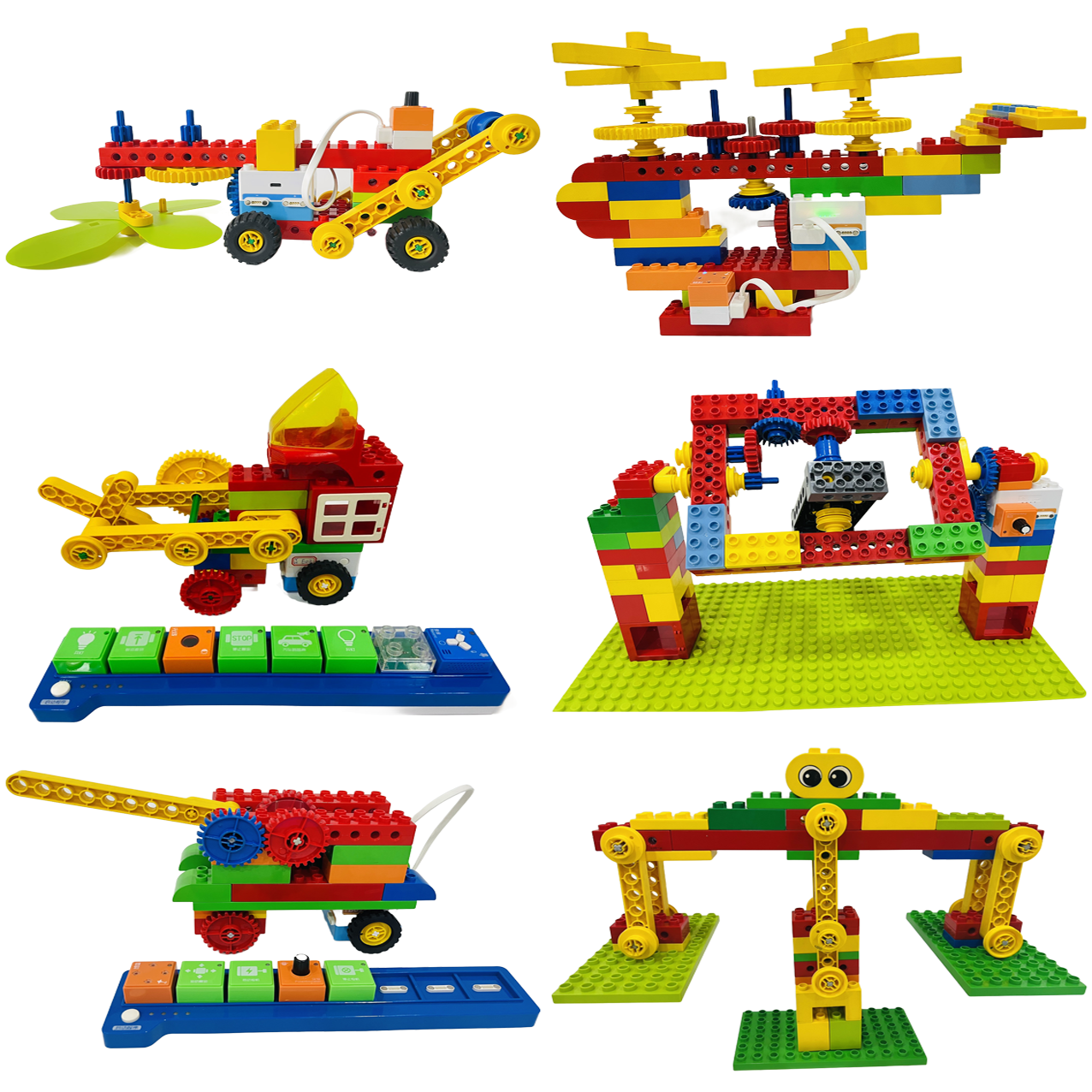 ICBlocks High Quality Smart Coding Electronic Construction Toy Set DIY Electronic Building Blocks for Preschool Kids' Early