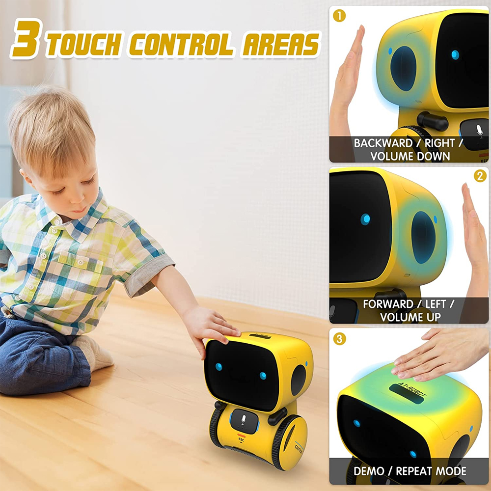 Hot Sale Stem Toy Ai Robot Intelligence Smart Robot Musical Voice Control