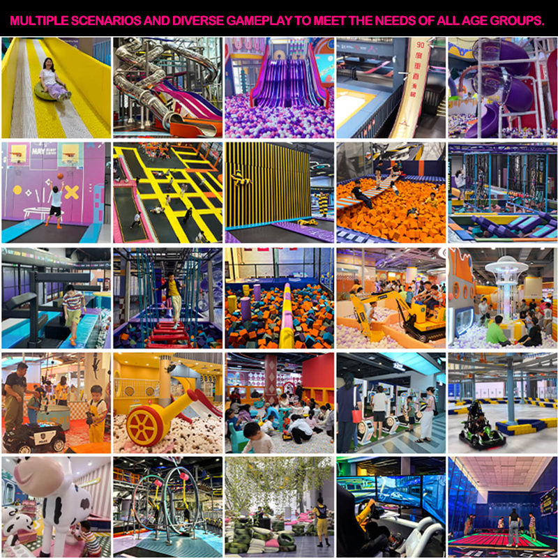 Commercial Children Indoor Playground Equipment Kids Adventure Playground