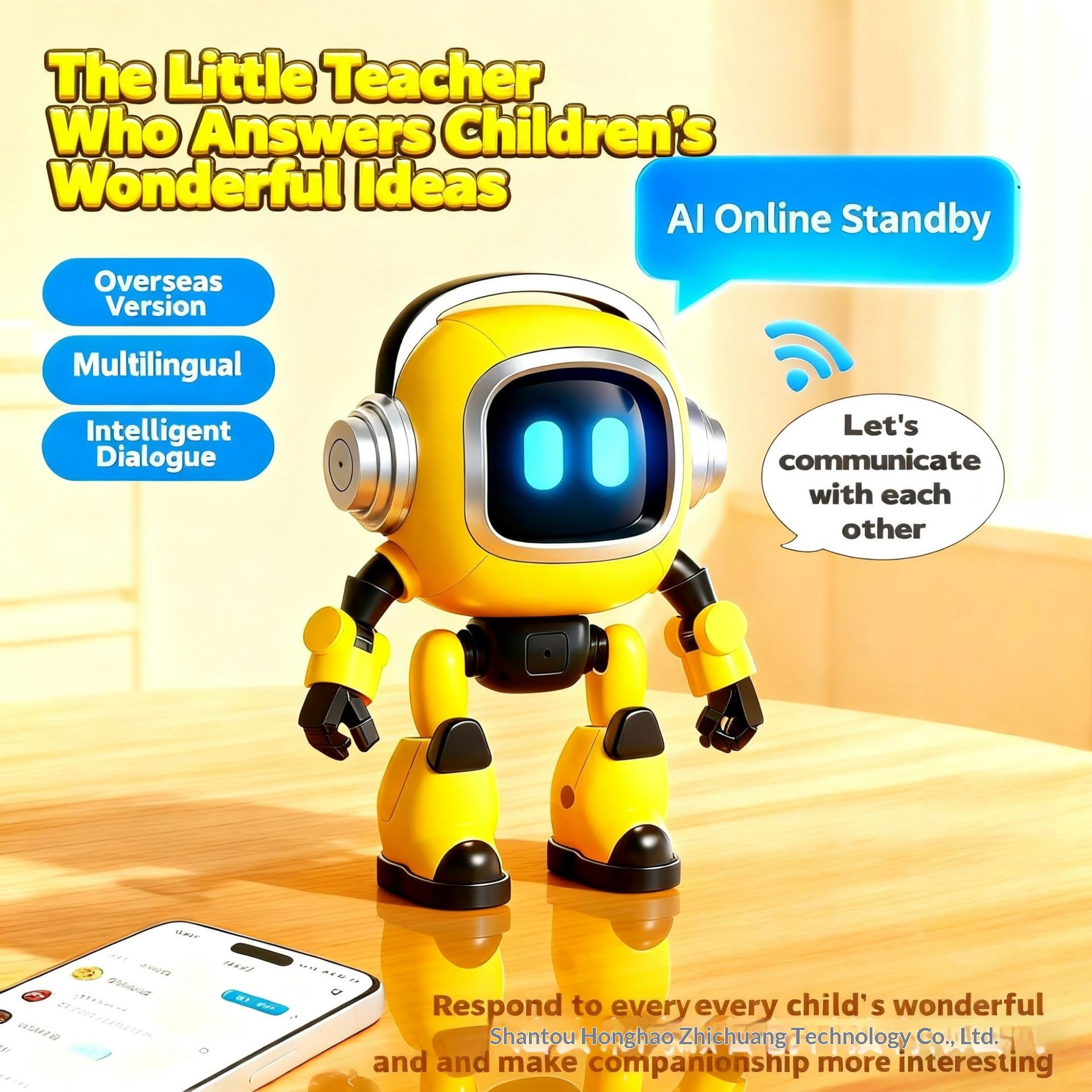 AI Robot Intelligent Conversation Children's Voice Educational Desktop Toy