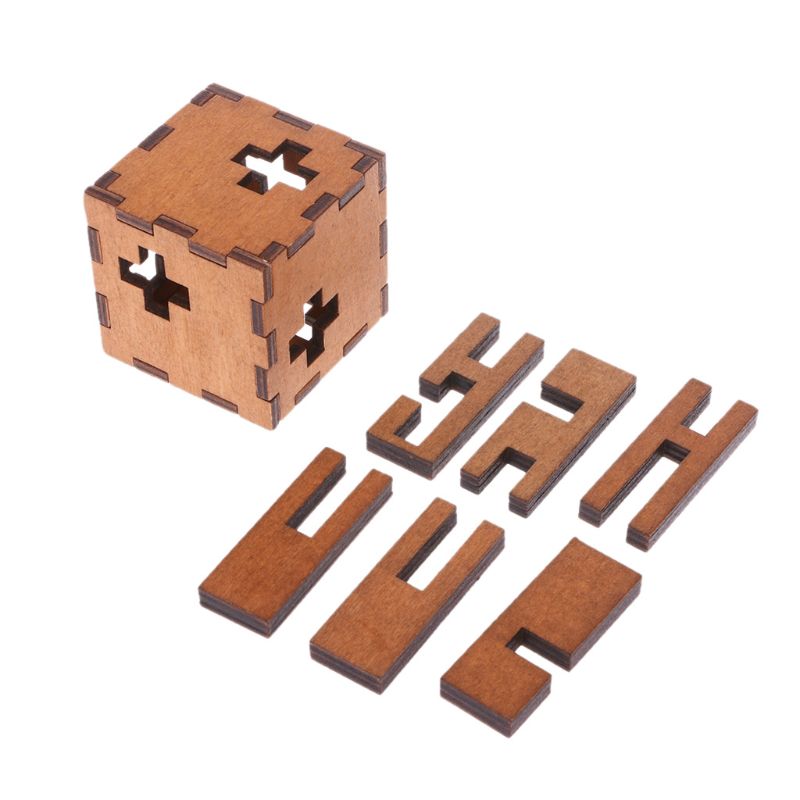 New Swiss Cube Wooden Secret Puzzle Box Wooden Toy Brain Teaser Toy Child Brain Test Challenge Toy / Wooden Crafts