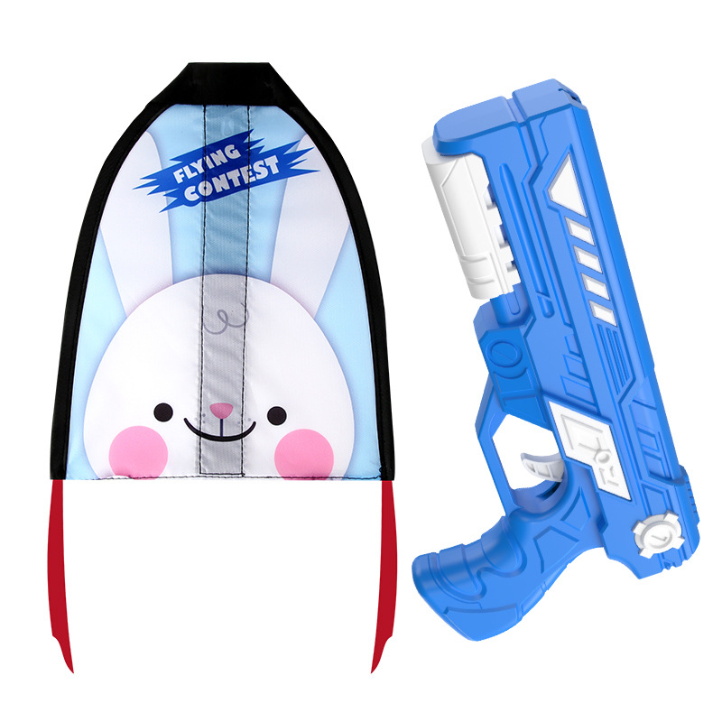 Hot-Selling Ejection Foam Airplane Kite Handheld Launcher Gun Hand Throwing Gift For Children With Light