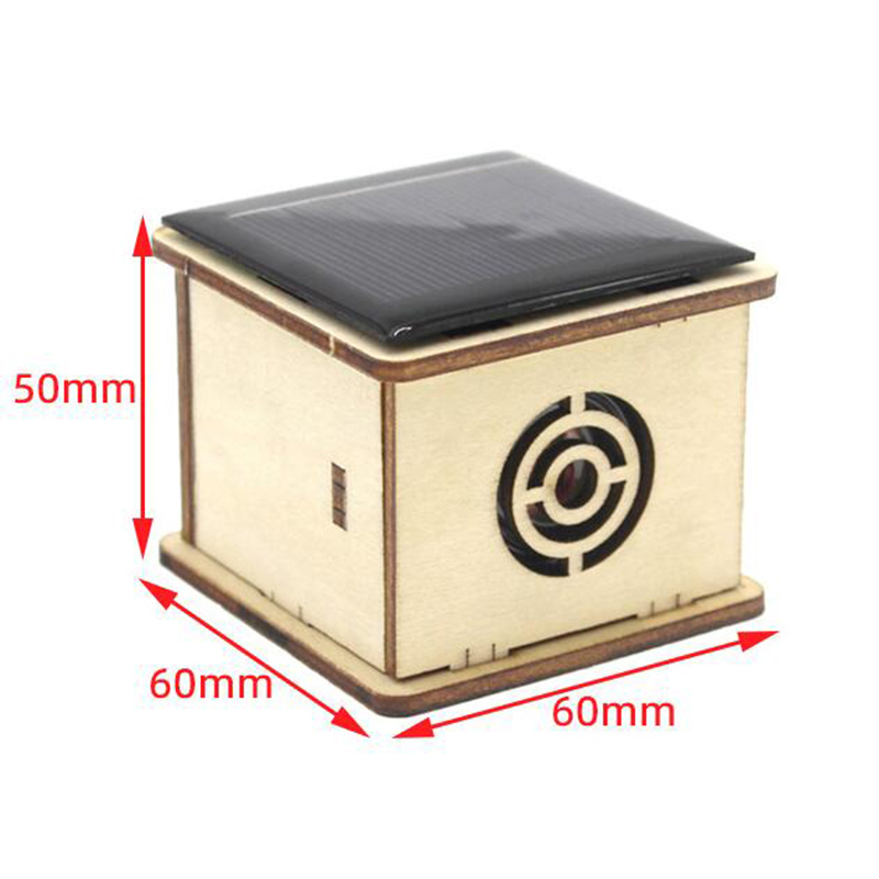 DIY STEM Solar Toy Kits Creative Innovation Wooden Audio Speakers Fun Science Engineering Toys Education for Kids