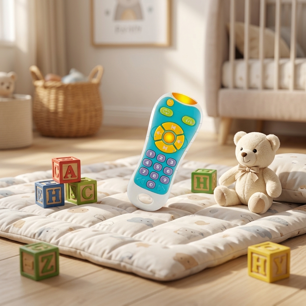 New Arrival Sound and Light and Music Remote Control Toy Electric Multi Function Interactive Early Educational Toys Quois