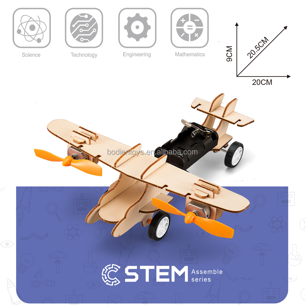 Small Inventions Wooden Educational Worm Robot Model Kit Science Technology Experiments Assembly Physics Engineering Toy