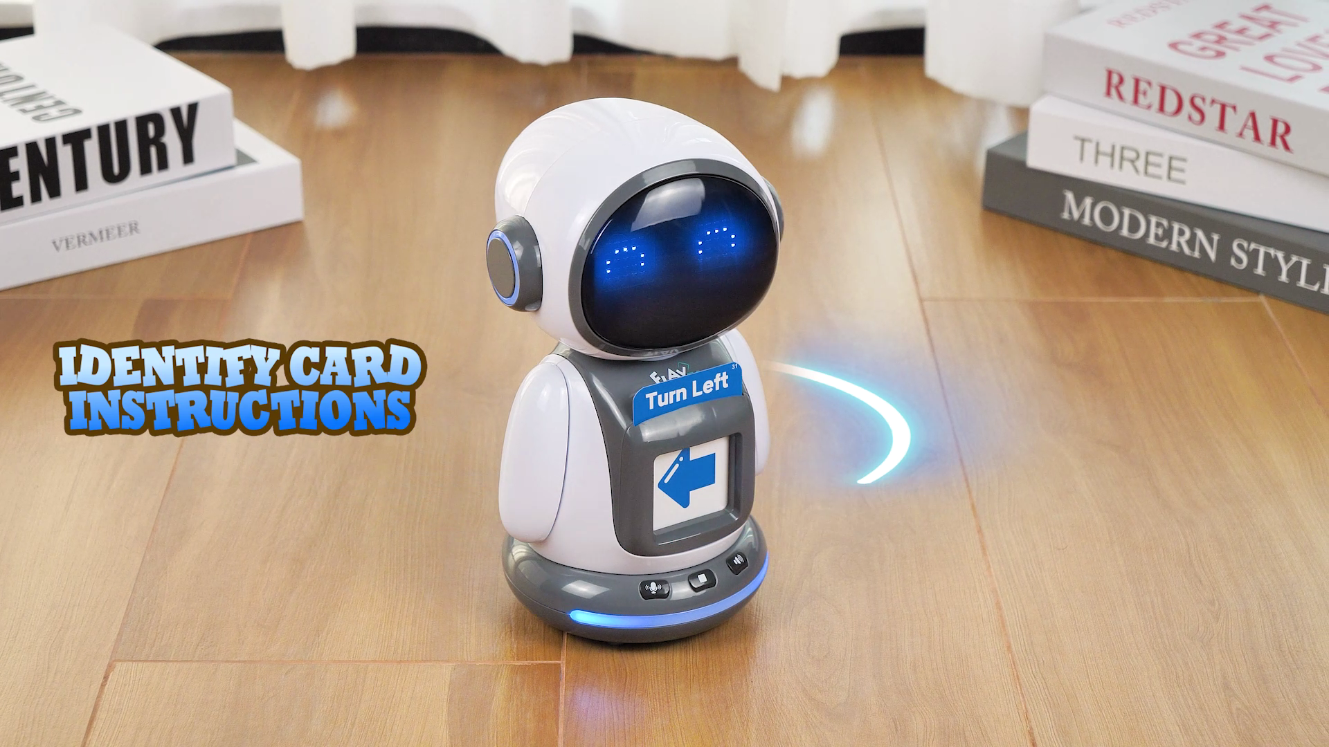 DWI RC Coding Robot Screen-Free Early Coding Toy Educational Toys Talking Flashcards Learning Toys Christmas Birthday for Kids